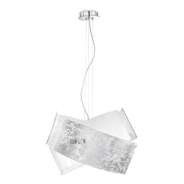 Gea Luce CAMILLA S G arg - Kattokruunu johdossa CAMILLA 2xE27/70W/230V hopea