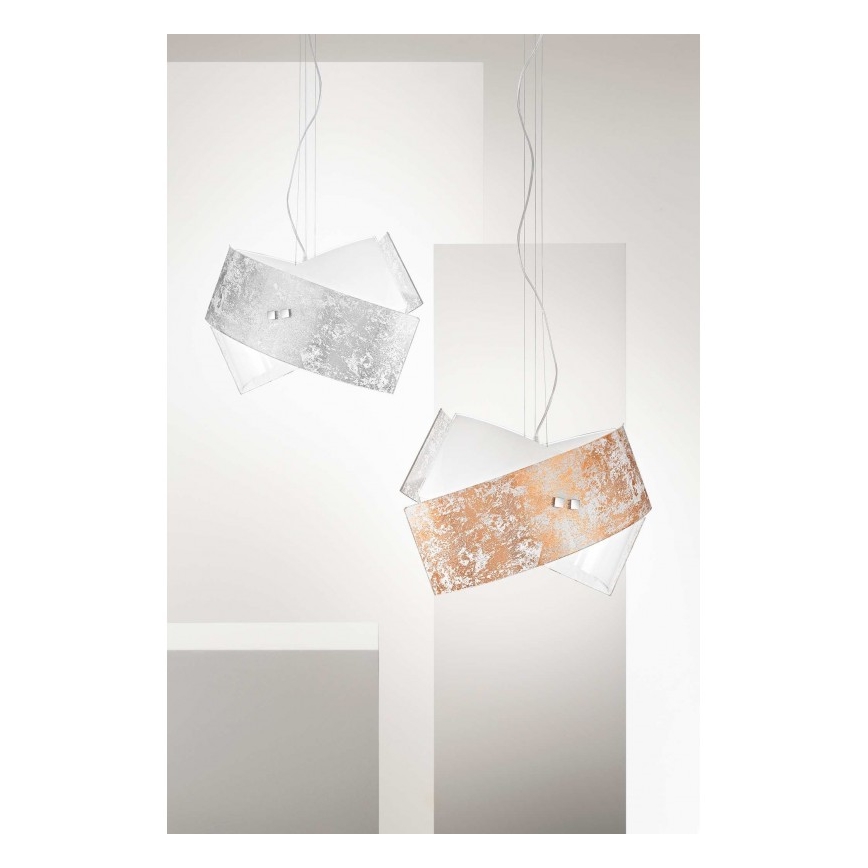 Gea Luce CAMILLA S G oro - Kattokruunu johdossa CAMILLA 2xE27/70W/230V kulta