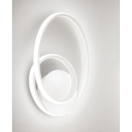 Gea Luce DIVA A BIANCO SATINATO - Himmennettävä LED-seinävalaisin DIVA LED/20W/230V valkoinen