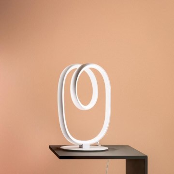 Gea Luce DIVA L TITANIO - Himmennettävä LED-pöytävalaisin DIVA LED/17W/230V harmaa