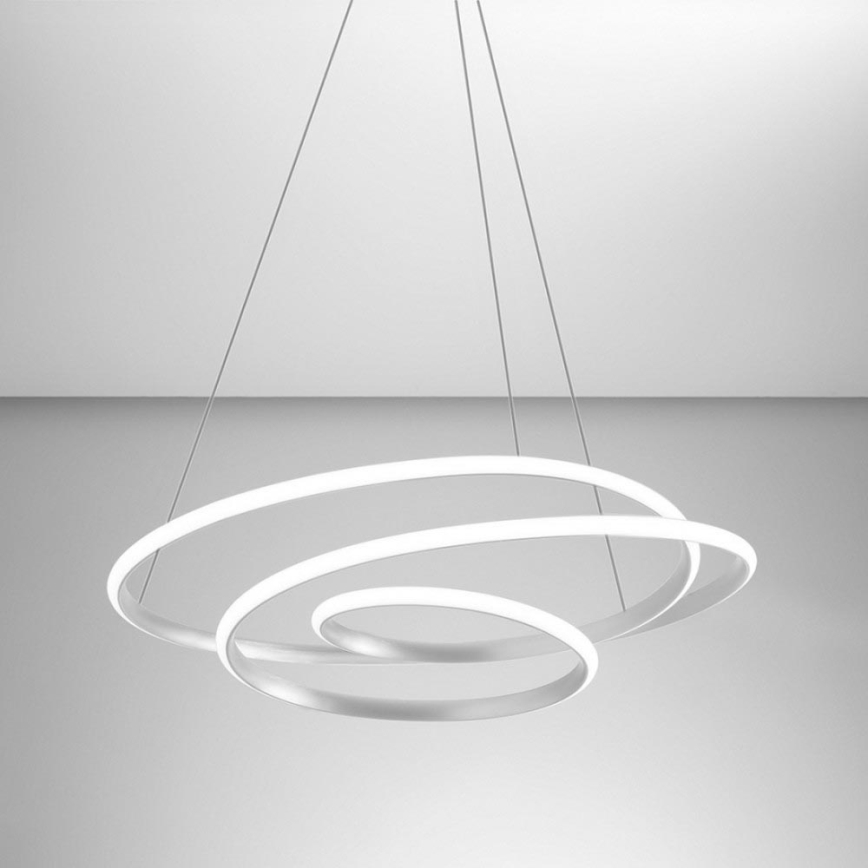 Gea Luce DIVA S G BIANCO - Himmennettävä LED-kattokruunu johdossa DIVA LED/44W/230V valkoinen
