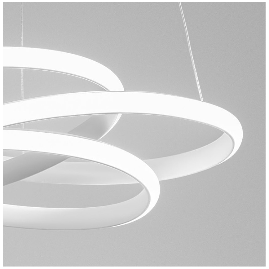 Gea Luce DIVA S G BIANCO - Himmennettävä LED-kattokruunu johdossa DIVA LED/44W/230V valkoinen