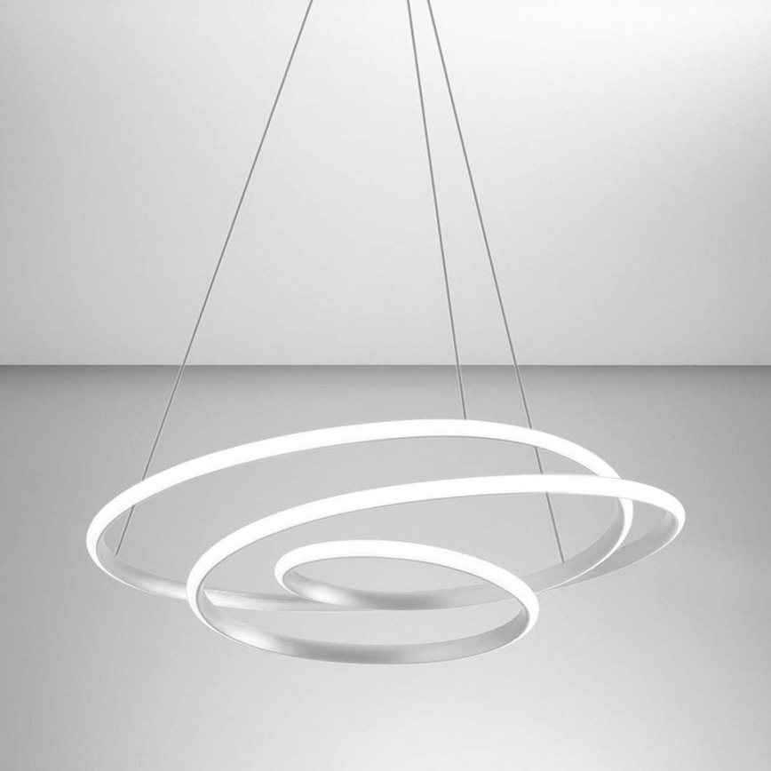 Gea Luce DIVA S G TITANIO - Himmennettävä LED-kattokruunu johdossa DIVA LED/44W/230V harmaa