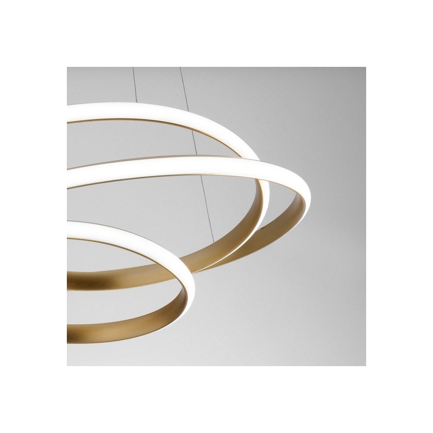 Gea Luce DIVA S P ORO - Himmennettävä LED-kattokruunu johdossa DIVA LED/43W/230V kulta