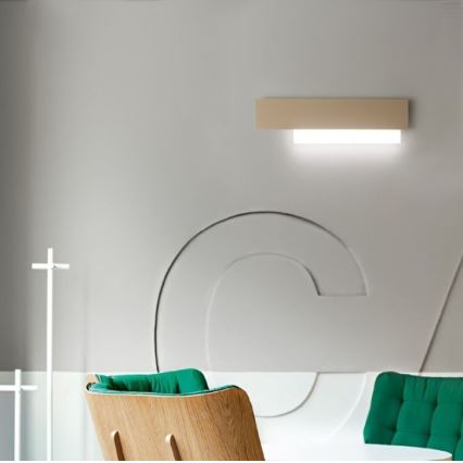 Gea Luce DOHA A P T - LED-seinävalaisin DOHA LED/15W/230V 40 cm beige