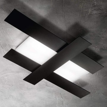 Gea Luce DOHA P G N - LED-kattovalaisin DOHA LED/50W/230V 104 cm musta