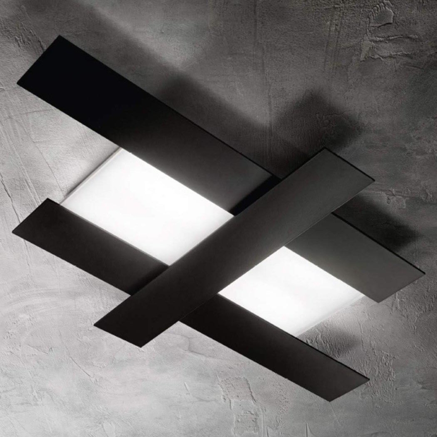 Gea Luce DOHA P G N - LED-kattovalaisin DOHA LED/50W/230V 104 cm musta