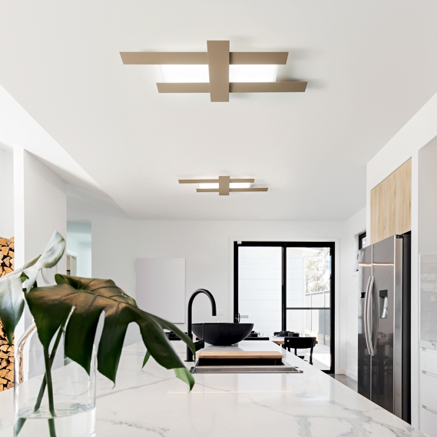 Gea Luce DOHA P P T - LED-kattovalaisin DOHA LED/30W/230V beige