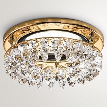 Gea Luce GFA100 - Upotettu valo 1xGU10/6,5W/230V kulta