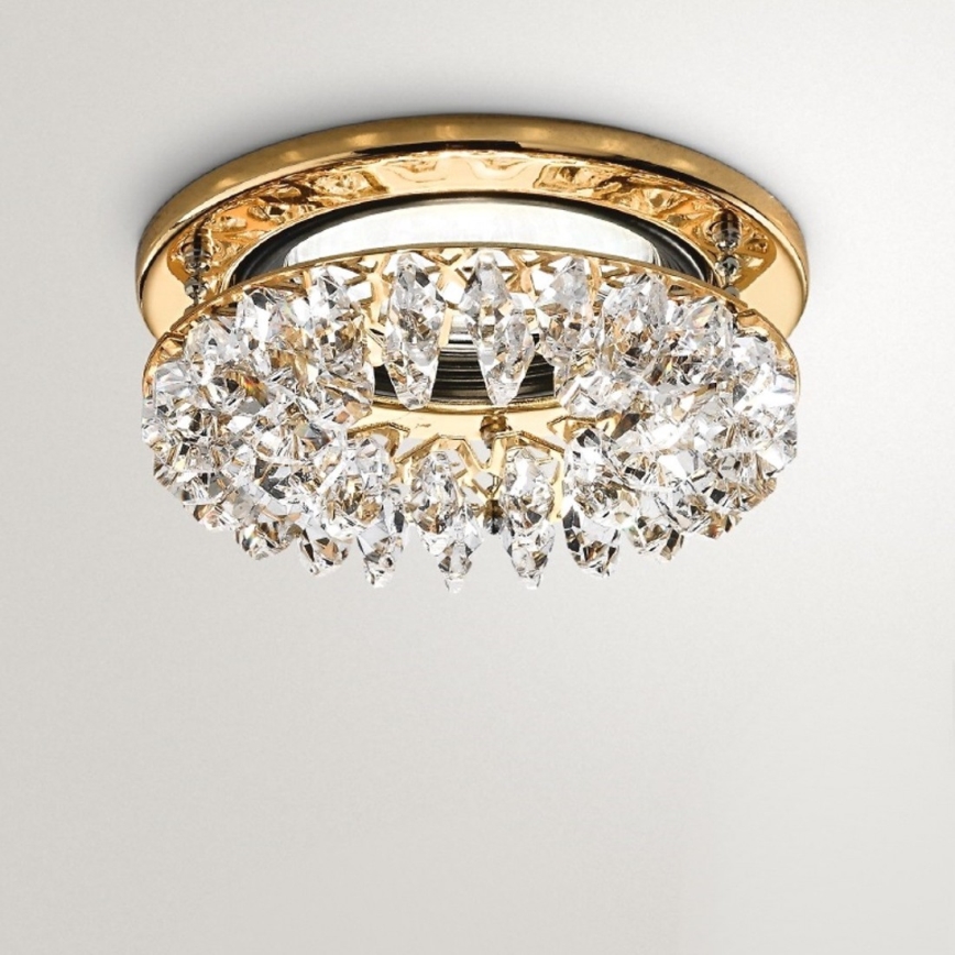 Gea Luce GFA100 - Upotettu valo 1xGU10/6,5W/230V kulta