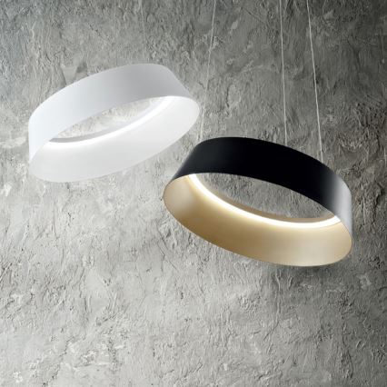 Gea Luce JULIETTE S N - Himmennettävä LED-kattokruunu johdossa JULIETTE LED/50W/230V musta/kulta