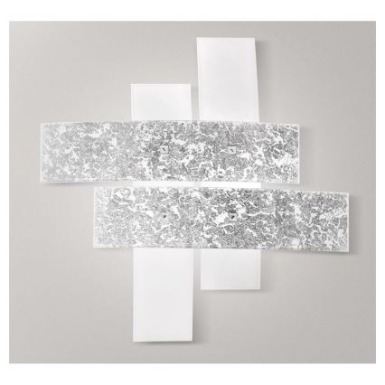Gea Luce LARA P G arg - Kattovalo LARA 4xE27/52W/230V 91 cm hopea