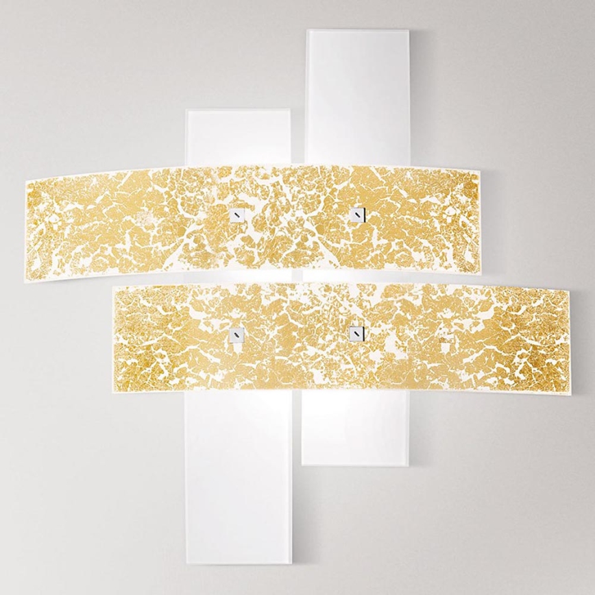Gea Luce LARA P G oro - Kattovalo LARA 4xE27/52W/230V 91 cm kulta