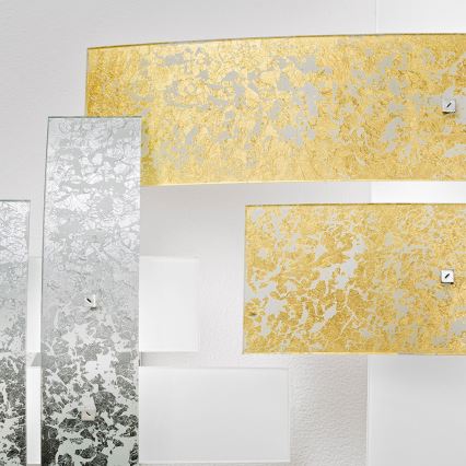 Gea Luce LARA P P arg - Kattovalo LARA 2xE27/52W/230V 50 cm hopea
