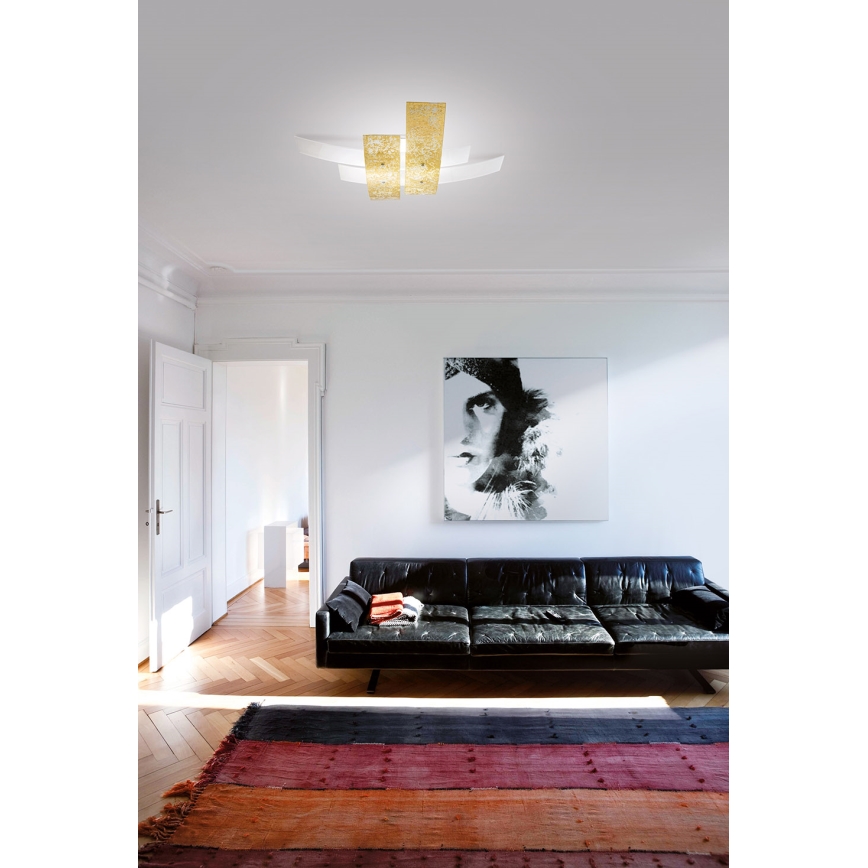 Gea Luce LARA P P oro - Kattovalo LARA 2xE27/52W/230V 50 cm kulta