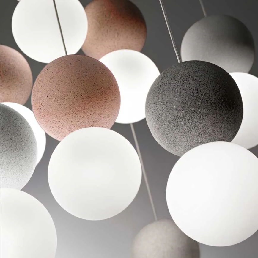 Gea Luce SFERA S6 G - Kattokruunu johdossa SFERA 6xG9/28W/230V