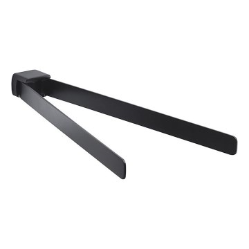 Gedy - seinä pyörivä pyyhe pidin PIRENEI 36 cm matta musta