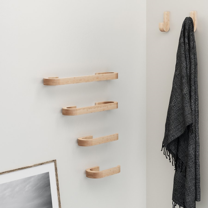 Gedy - SETTI 2x Seinäkoukku HIMALAYA bambu