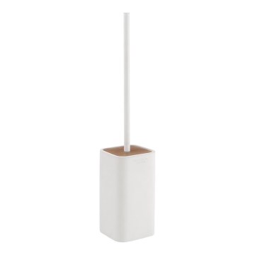 Gedy - Vapaasti seisova wc-harja NINFEA valkoinen/bambu