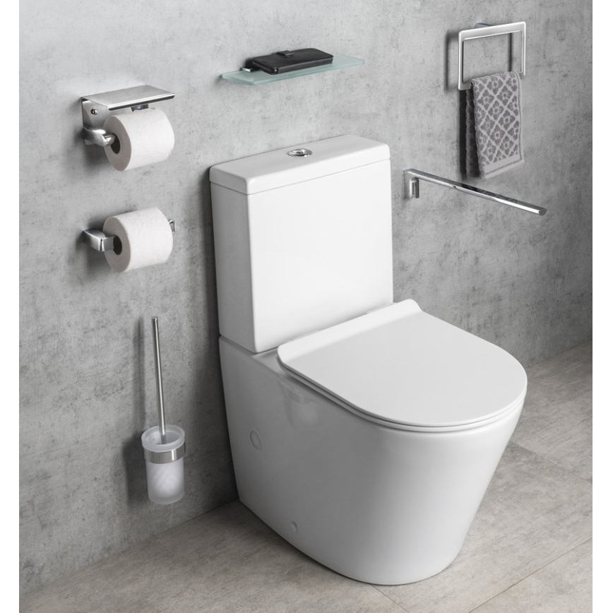 Gedy - WC-paperin pidike PIRENEI kiiltävä kromi