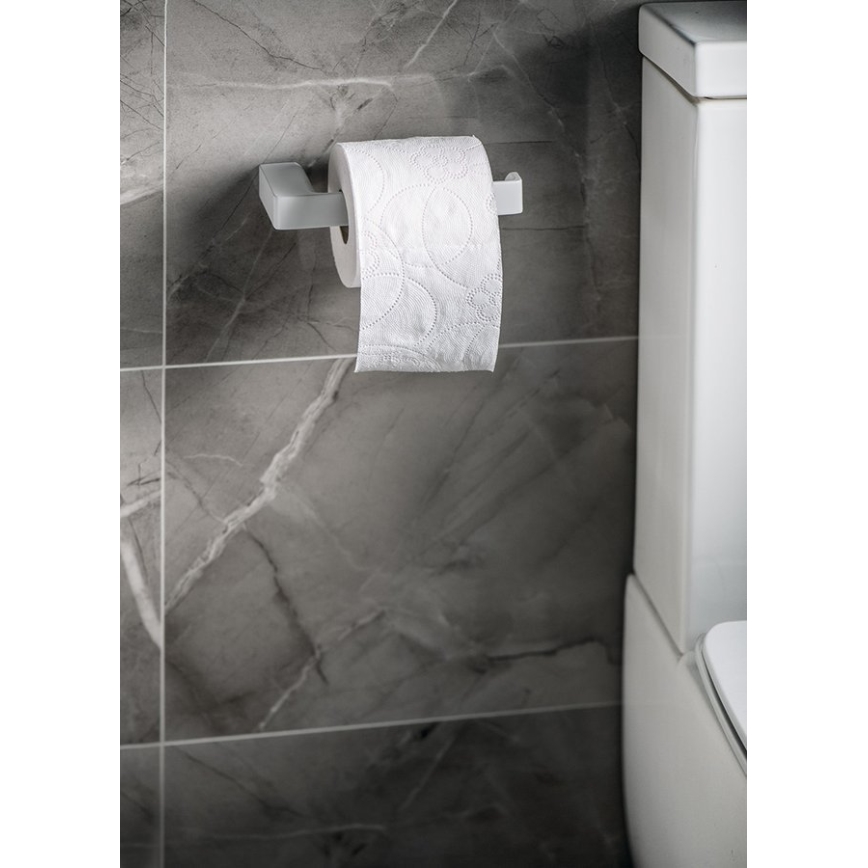 Gedy - WC-paperin pidike PIRENEI mattavalkoinen