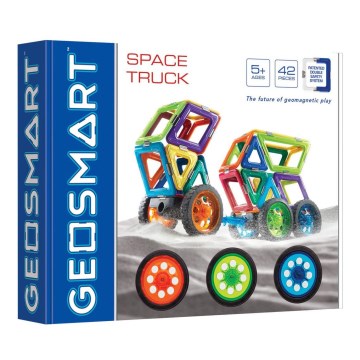 GeoSmart - Magneettinen rakennussarja Space Truck 42 kpl