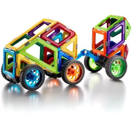 GeoSmart - Magneettinen rakennussarja Space Truck 42 kpl