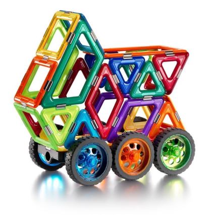 GeoSmart - Magneettinen rakennussarja Space Truck 42 kpl