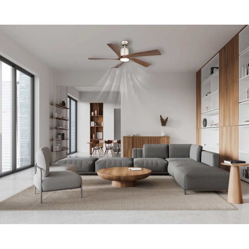 Globo - LED himmennettävä kattotuuletin LED/20W/230V 2700-6500K + kaukosäädin