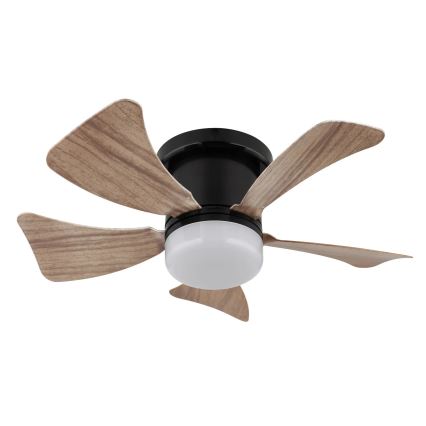 Globo - LED himmennettävä kattovalo LED/10W/230V 3000-6500K ruskea + kauko-ohjaus
