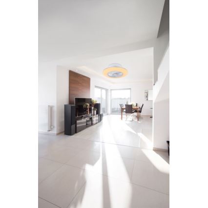 Globo - LED Himmennettävä kattovalaisin tuulettimella LED/40W/230V 3000-6000K + kauko-ohjaus