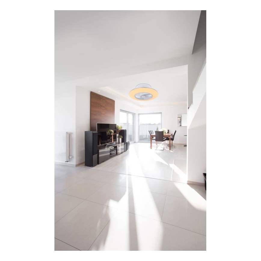 Globo - LED Himmennettävä kattovalaisin tuulettimella LED/40W/230V 3000-6000K + kauko-ohjaus