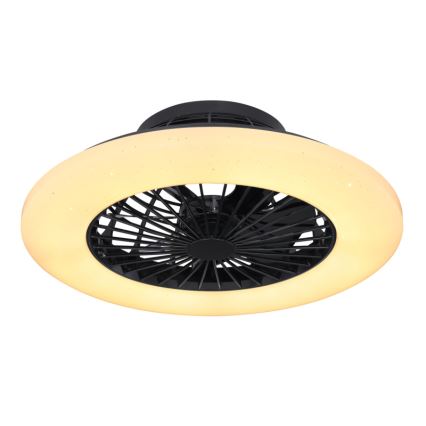 Globo - LED Himmennettävä kattovalo tuulettimella LED/30W/230V 3000-6500K + kaukosäädin