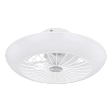Globo 03632W - LED-kattovalaisin tuulettimella LAFEE LED/18W/230V