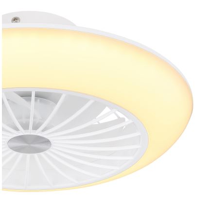 Globo 03632W - LED-kattovalaisin tuulettimella LAFEE LED/18W/230V
