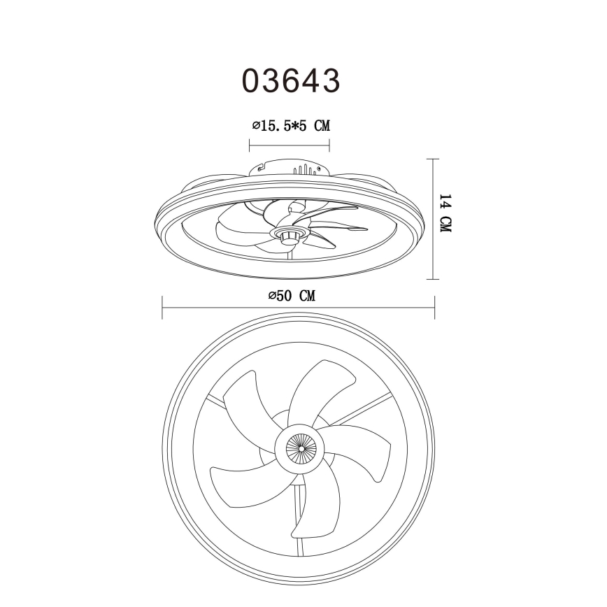 Globo - LED himmennettävä kattovalo LED/40W/230V 3000-6500K + kauko-ohjaus