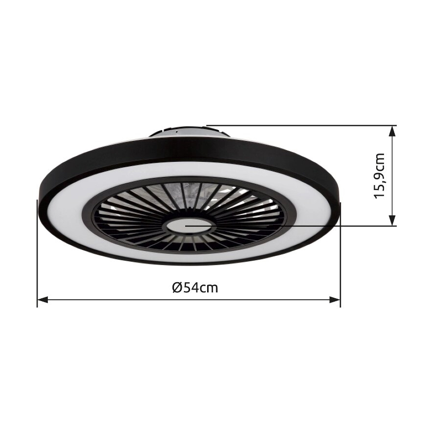 Globo - LED himmennettävä kattovalo LED/45W/230V 3000-6500K + kauko-ohjaus