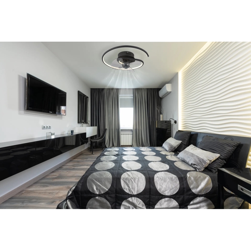 Globo - LED himmennettävä kattotuuletin LED/30W/230V 2700-6500K + kaukosäädin