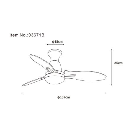 Globo - LED himmennettävä kattovalo LED/22W/230V 3000/4500/6000K + kauko-ohjaus