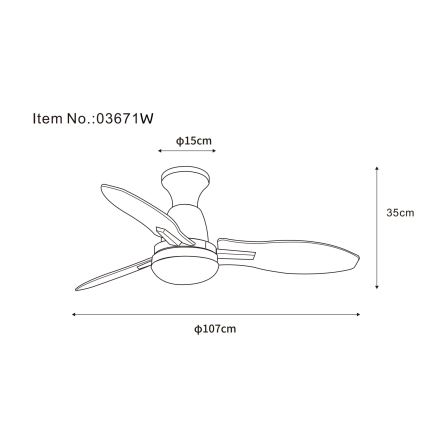 Globo - LED himmennettävä kattovalo LED/22W/230V 3000/4500/6000K + kauko-ohjaus