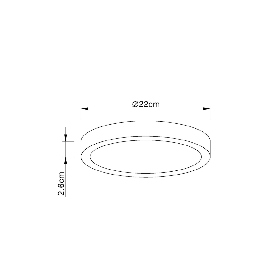 Globo - LED Himmennettävä kattovalo LED/28W/230V