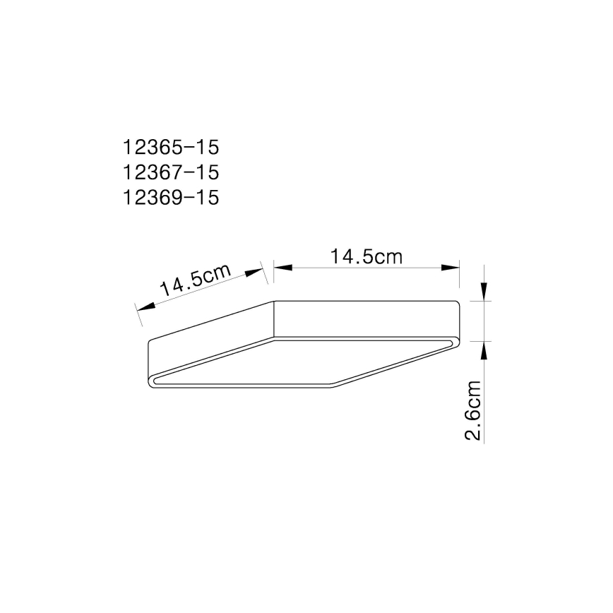 Globo - LED-kattovalaisin LED/15W/230V