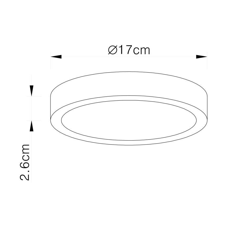 Globo - Himmennettävä LED-kattovalaisin LED/22W/230V