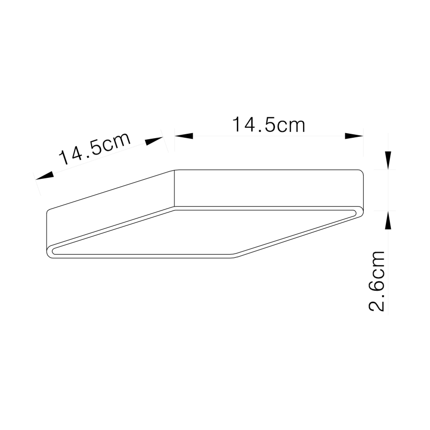 Globo - LED-kattovalaisin LED/15W/230V
