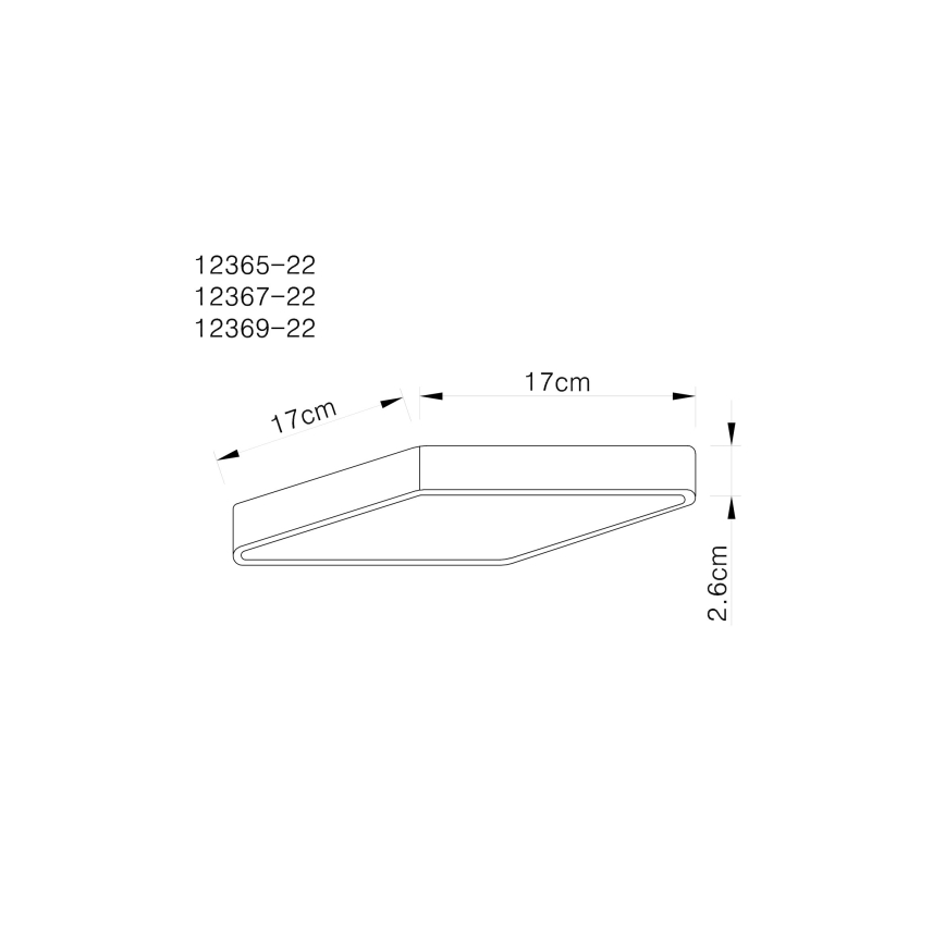 Globo - LED-kattovalaisin LED/22W/230V