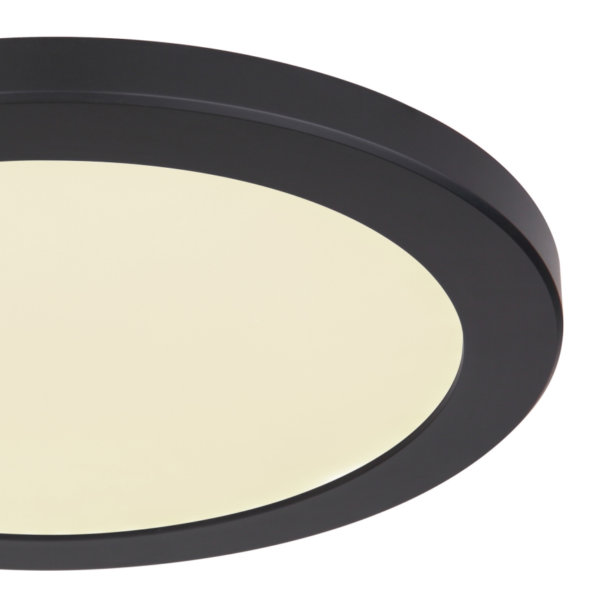 Globo - LED-kattovalaisin LED/24W/230V 3000/4000/6500K musta