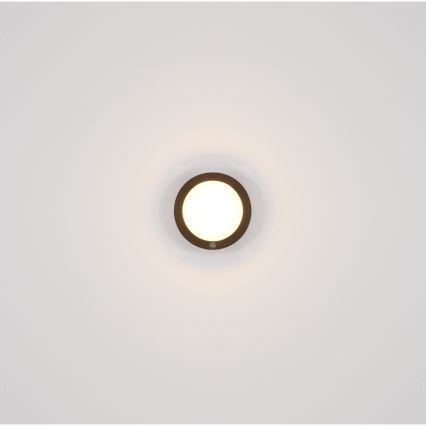 Globo - LED ladattava kosketusseinävalaisin LED/1,2W/3,7V halkaisija 15 cm 1800 mAh musta
