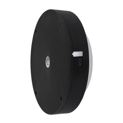 Globo - LED ladattava kosketusseinävalaisin LED/1,2W/3,7V halkaisija 15 cm 1800 mAh musta