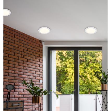 Globo - LED upotettava valo LED/18W/230V 4000K halkaisija 22,4 cm