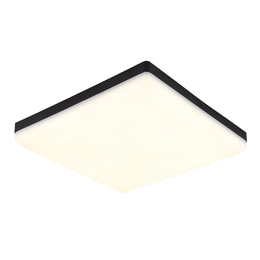 Globo - LED-kattovalaisin LED/18W/230V 4000K 30x30 cm musta